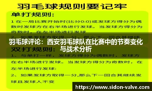 羽毛球评论：西安羽毛球队在比赛中的节奏变化与战术分析